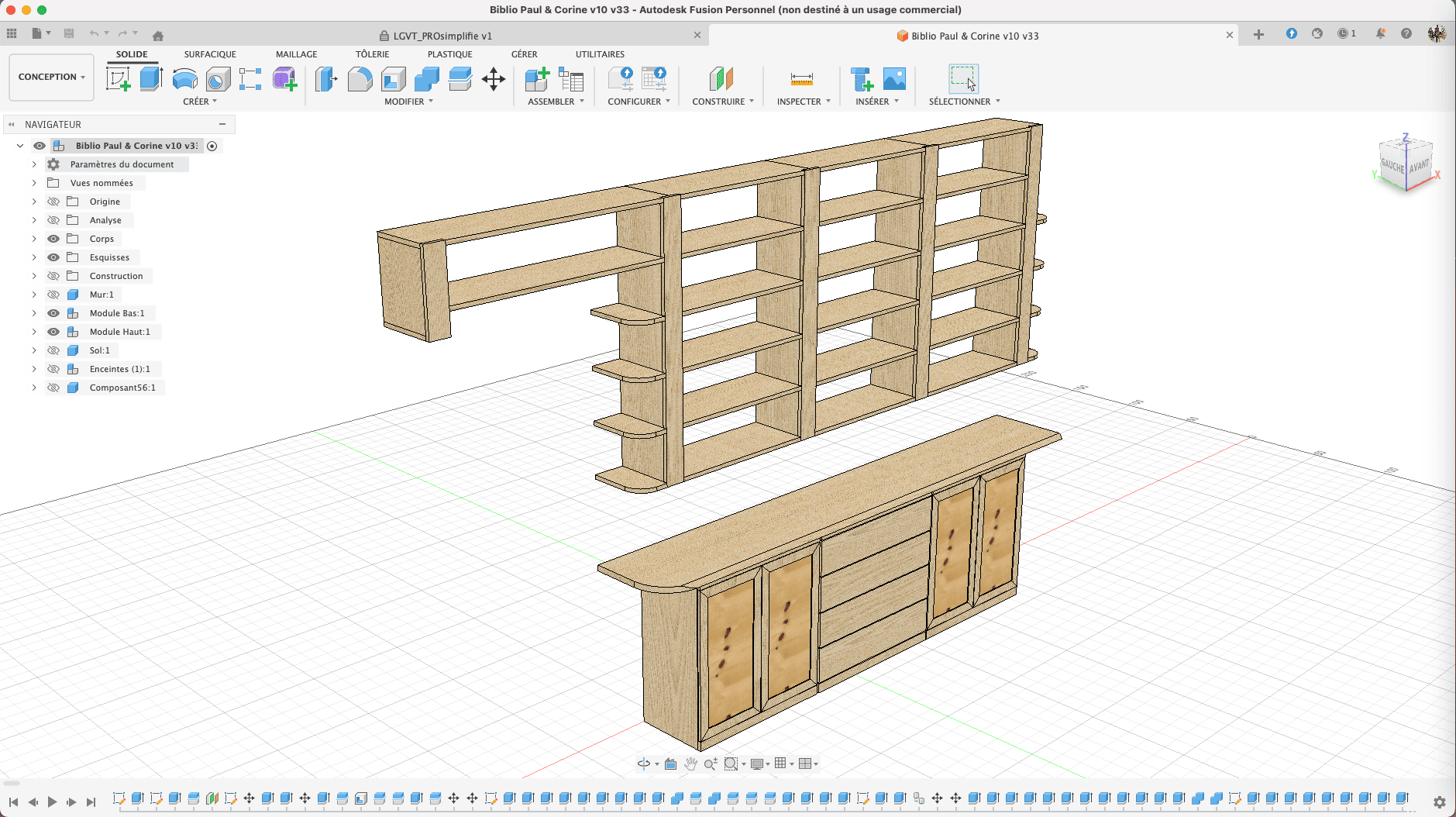 Modélisation Fusion 360